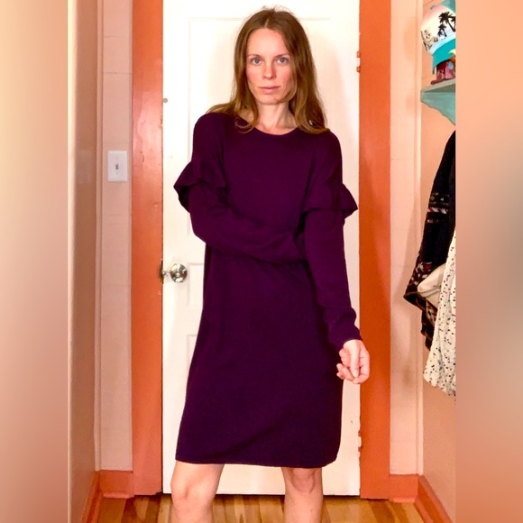 Purple Philosophy Sweater Dress - Picture 1 of 4